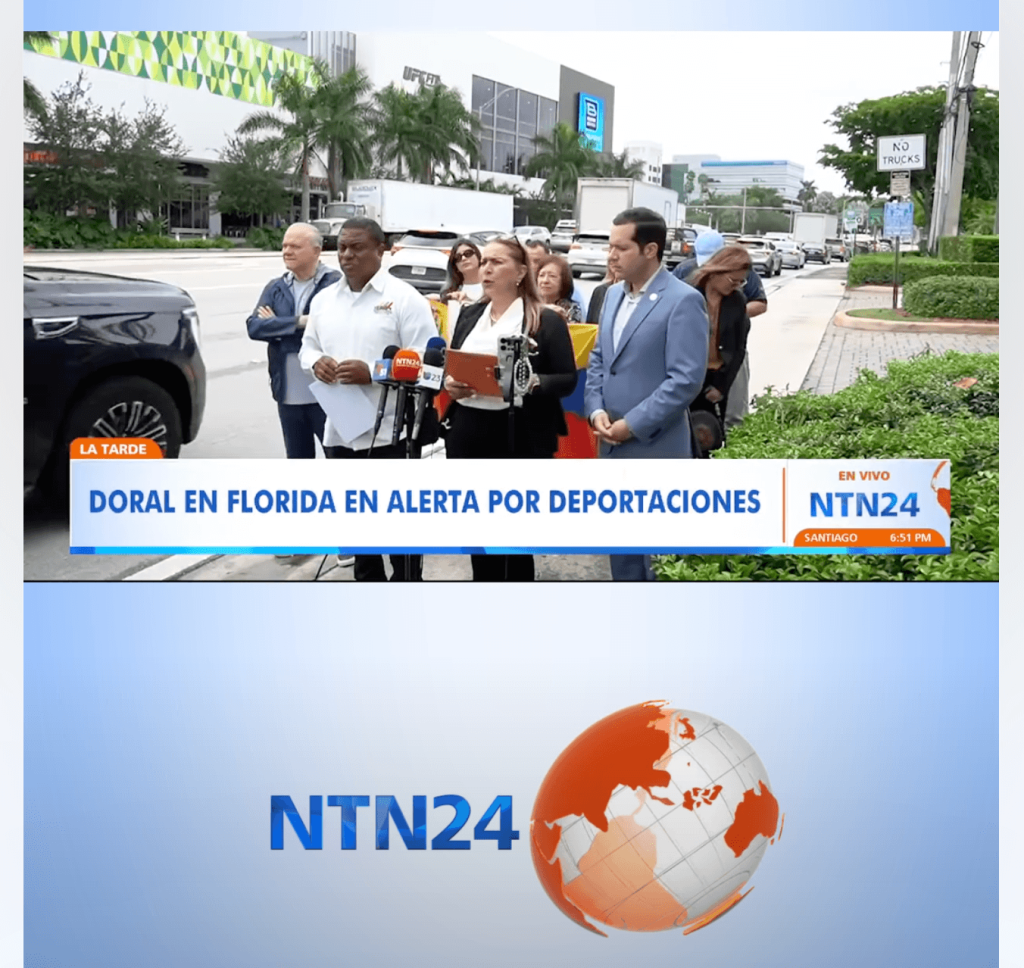 Tom Homan, zar de la frontera de Estados Unidos, anuncia una intensificación de las deportaciones masivas durante un evento con líderes hispanos en Doral, Florida, ciudad con una importante comunidad migrante, principalmente venezolana.