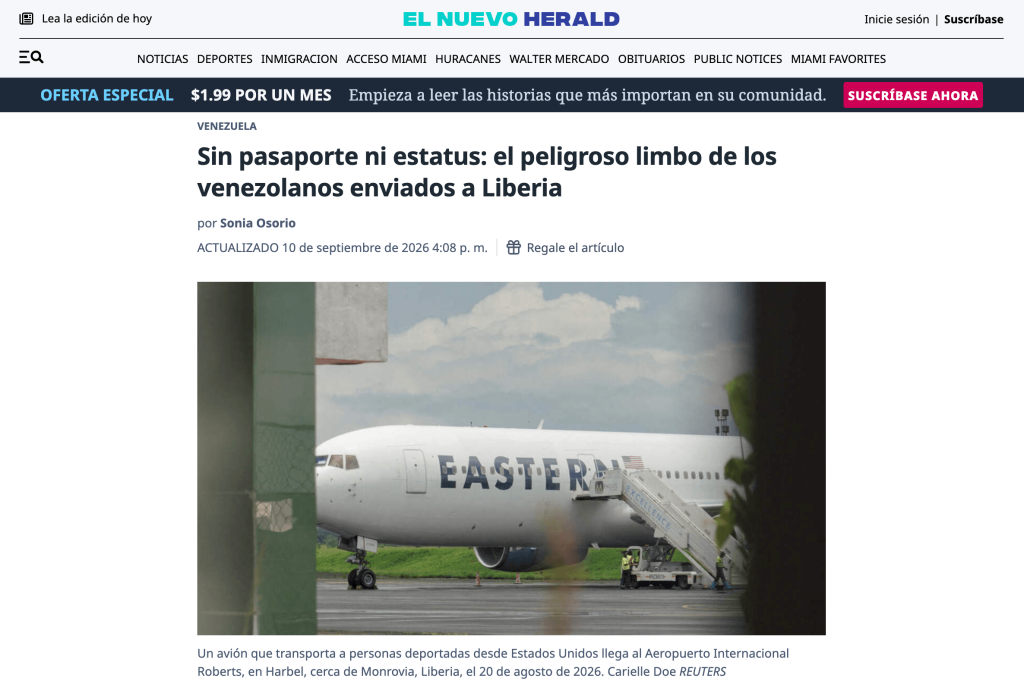 VEPPEX (Venezuelans Persecuted Political Exiles in the United States) advocates for democracy, human rights, and political change in Venezuela.